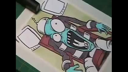 Zombie Rehab 28 Days Without Brains! [speed draw]