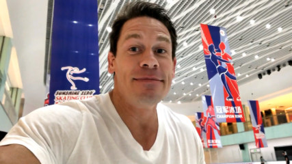 John Cena in China: Ice skating in Yinchuan