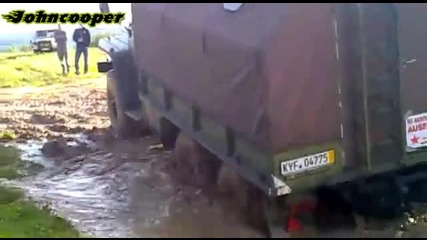 Урал 375d и малка локва