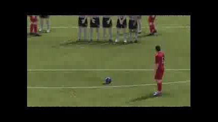 Pes 2008 - Гол От Пряк Свободен Удар