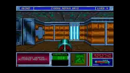 Blake Stone Planet Strike Area 24 Cyborg Repair Bays (secret Area 4) (3 4) (for Windows 95)