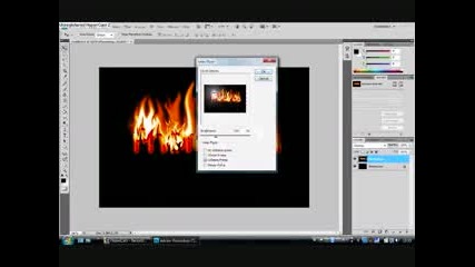 Photoshop Cs4 - огнен текст (урок) 