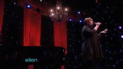 Adele - Someone like you (live on Ellen) 