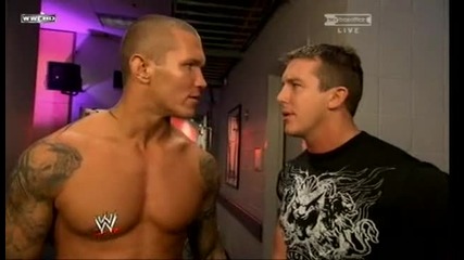 Wwe Royal Rumble - Randy Orton and Ted Dibiase backstage