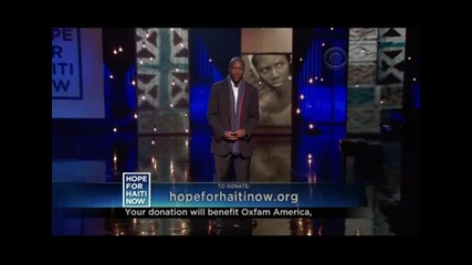 Mary J. Blige - Hard Times Come Again No More + Samuel Jackson speech( Hope for Haiti) 