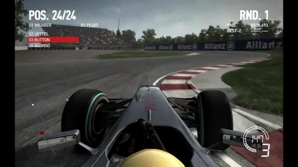 F1 2010 Codemasters Lewis Hamilton Onboard Montreal 