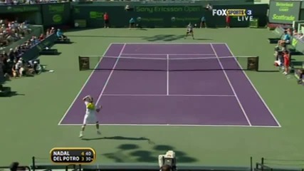 Nadal vs Del Potro - Miami 2009! - The Full Match! - Part 3/13!