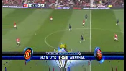 Ман. Юнайтед : Арсенал - 0:1 - Гола на Аршавин