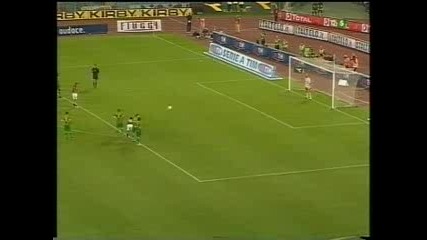 Totti with a funny penalty