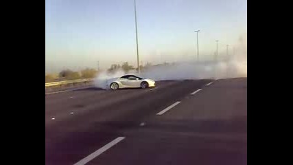 Lambo gallardo burnout in kuwait