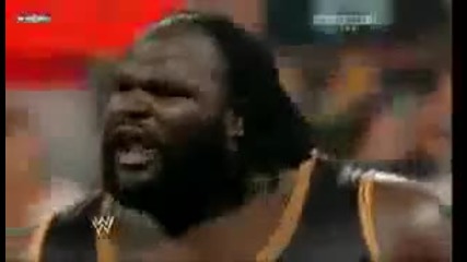 Mark Henry Vs Randy Orton. Raw 30 6 09 