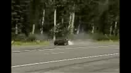 1977 Corvette Burnout