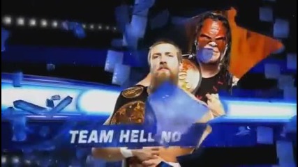 Team Hell No vs Big Show and Dolph Ziggler - Smackdown 10/19/12