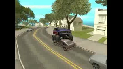 Gta Sa : Mного Яки Каскади !