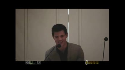 Taylor Lautner video interview during Eclipse press junket 1/2 