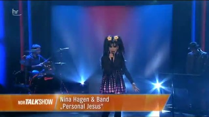 Nina Hagen - Personal Jesus ( Ndr Talk Show 2010 ) Depeche Mode Cover 
