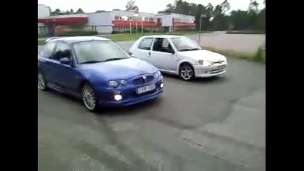 Mg Zr vs 106 rallye