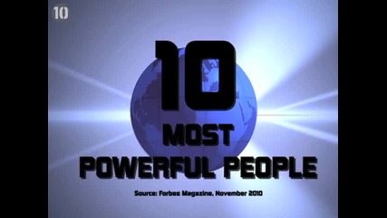 10 Most Powerful People In The World