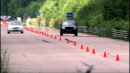 Moscow Unlim 500 - Mb Cls55 Amg vs Jeep Srt - 8 