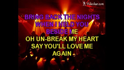 Toni Braxton - Unbreak My Heart (karaoke)