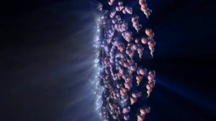 Galaxy-castle in the blue sky
