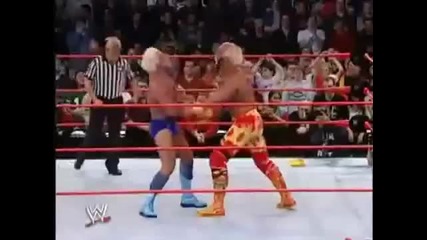 Hulk Hogan vs Ric Flair - Wwe Championship (wwe Raw May 13,2002)