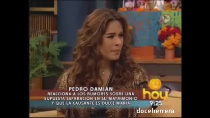 Dulce Maria aclara rumores sobre Pedro Damian (hoy)