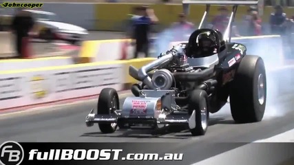 Драгстер V8 с огромно турбо