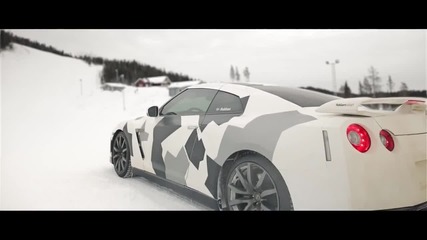 Ски забавление с Nissan Gt-r