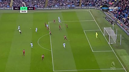 Ман Сити - Борнемут 1:0 /първо полувреме/