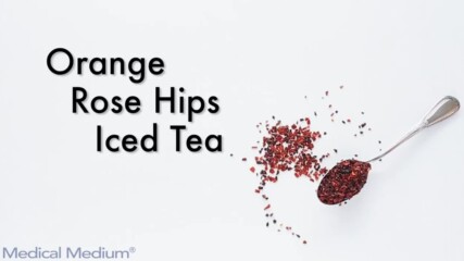 Orange Rose Hips Iced Tea
