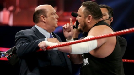 Samoa Joe tells Paul Heyman what's going to happen to him: Raw, June 5, 2017