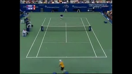Us Open 2004 Federer Vs Hewitt -  1 - 5
