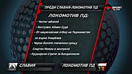 Преди Славия - Локомотив Пловдив