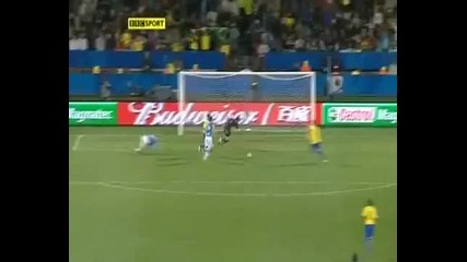 Brazil 3 Italy 0 Confederations Cup 2009 2nd Luis Fabiano Goal