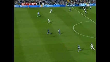 Hercules - Real Madrid 1:3 Ronaldo 30.10.2010 