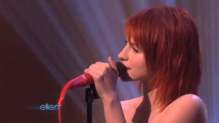 Paramore изпълняват The Only Exception в шоуто на Ellen (високо качество) 