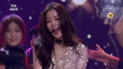 Secret - I'm in Love (acoustic & Dance Ver.) @ 141226 Kbs 2014 Music Festival