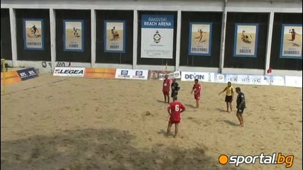 Плажен футбол на Rakovski Beach Arena в София 