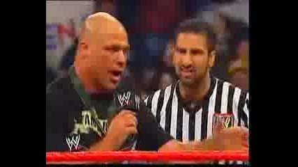 Kurt Angle Vs Maria John Cena saves Maria