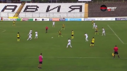 Славия - Ботев Пд 1:2 /първо полувреме/