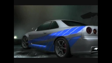The Real Nissan Skyline Gt R 34 2 Fast 2 Furious Nfs Undercover 
