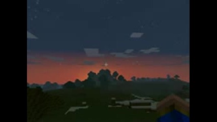 A Minecraft Sunset
