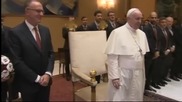 Папата  при срещата с Байерн: Без коментар за разгрома на Рома