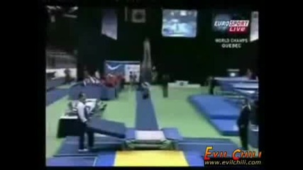 Евроспорт на Живо -Спортна Гимнастика - Фатален Прескок