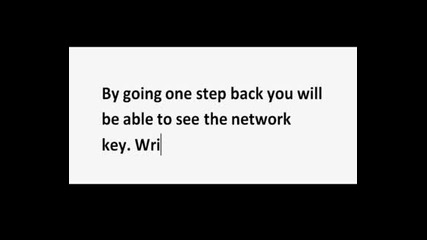 How To Find Internet Network Keys