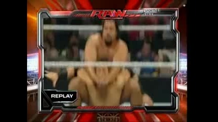 Alexander Rusev vs Zack Ryder ( първия му мач в Raw )