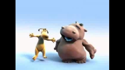 hippo and dog анимация смях