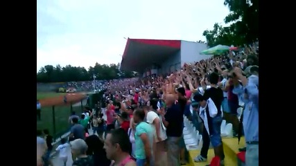 Еуфория след края на мача - Хасково 1:0 Лудогорец