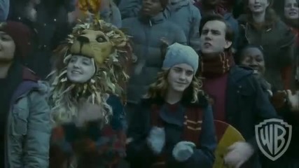 Rupert Grint in the Quidditch Match scene
